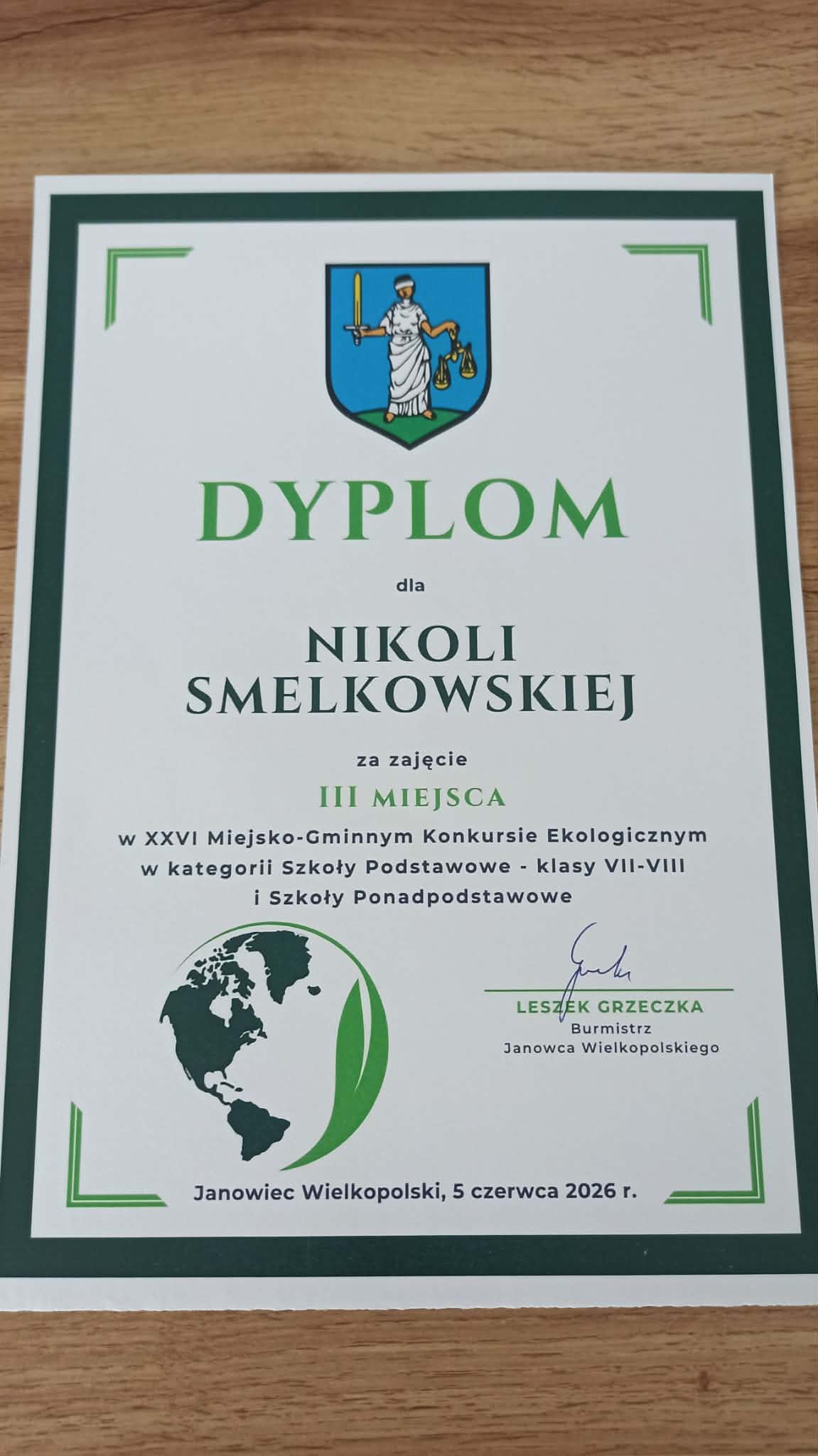 Konkurs Ekologiczny 2026