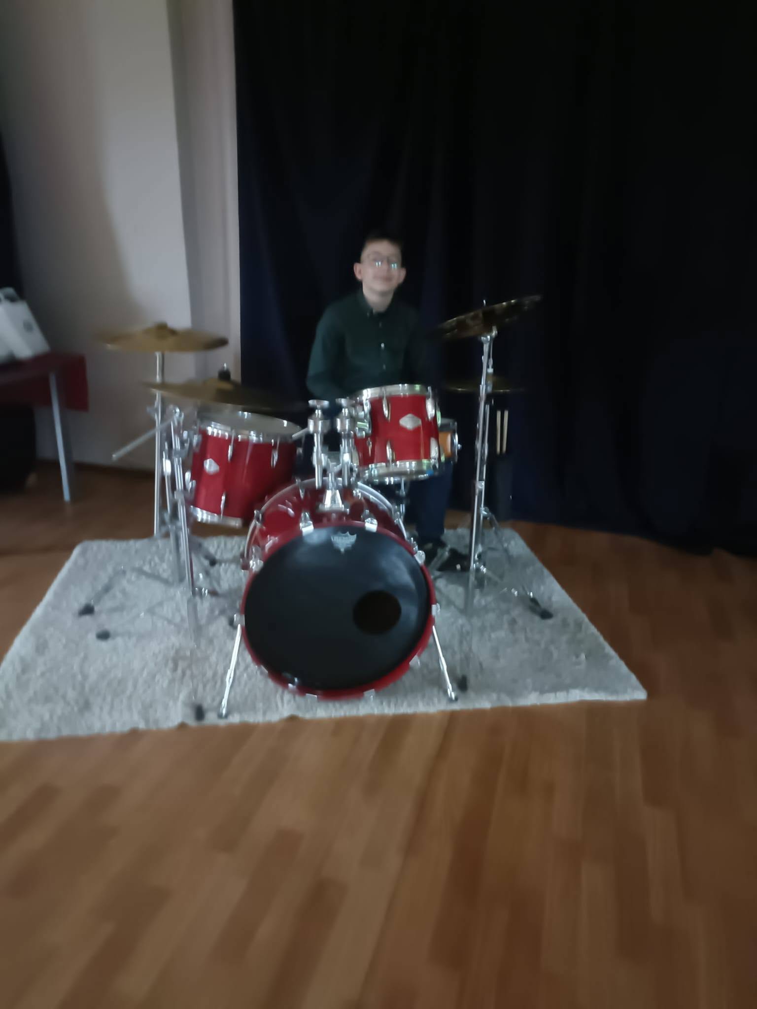 Talent Show Sarbinowo — Michał Kufera na perkusji